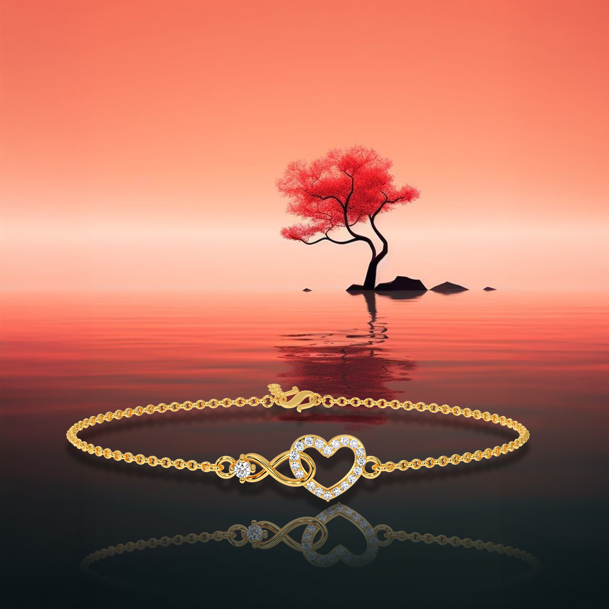 Endless Heart  Bracelet