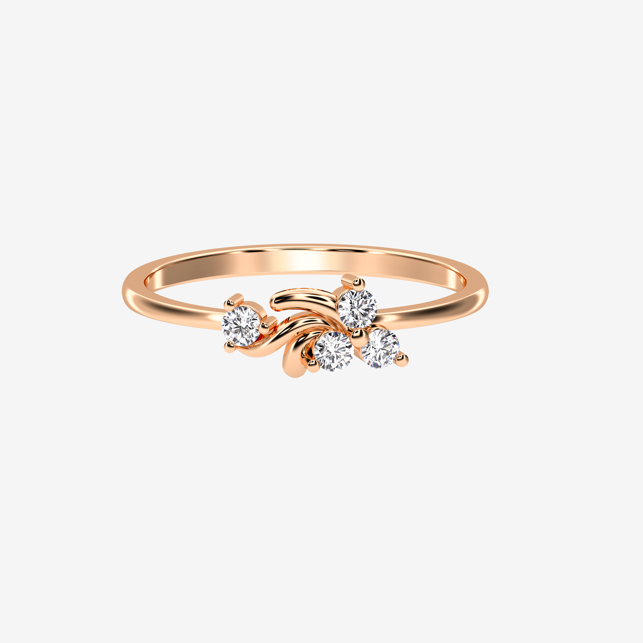 Flora Gilded Wrap Ring
