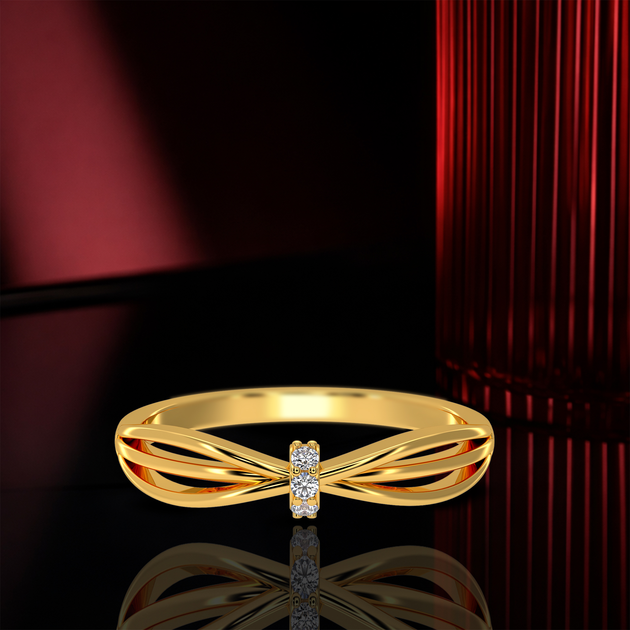 Eternal Weave Gold Ring