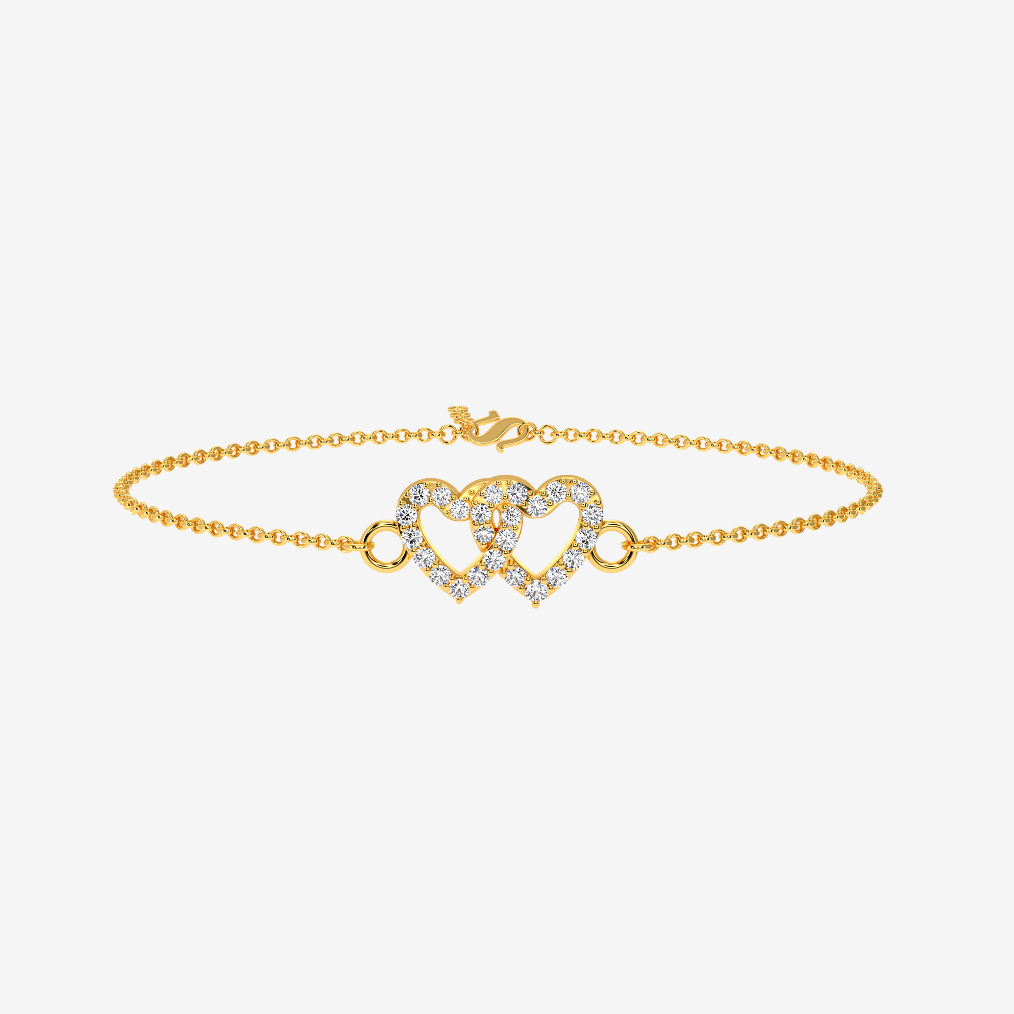 Twin Heart Bracelet