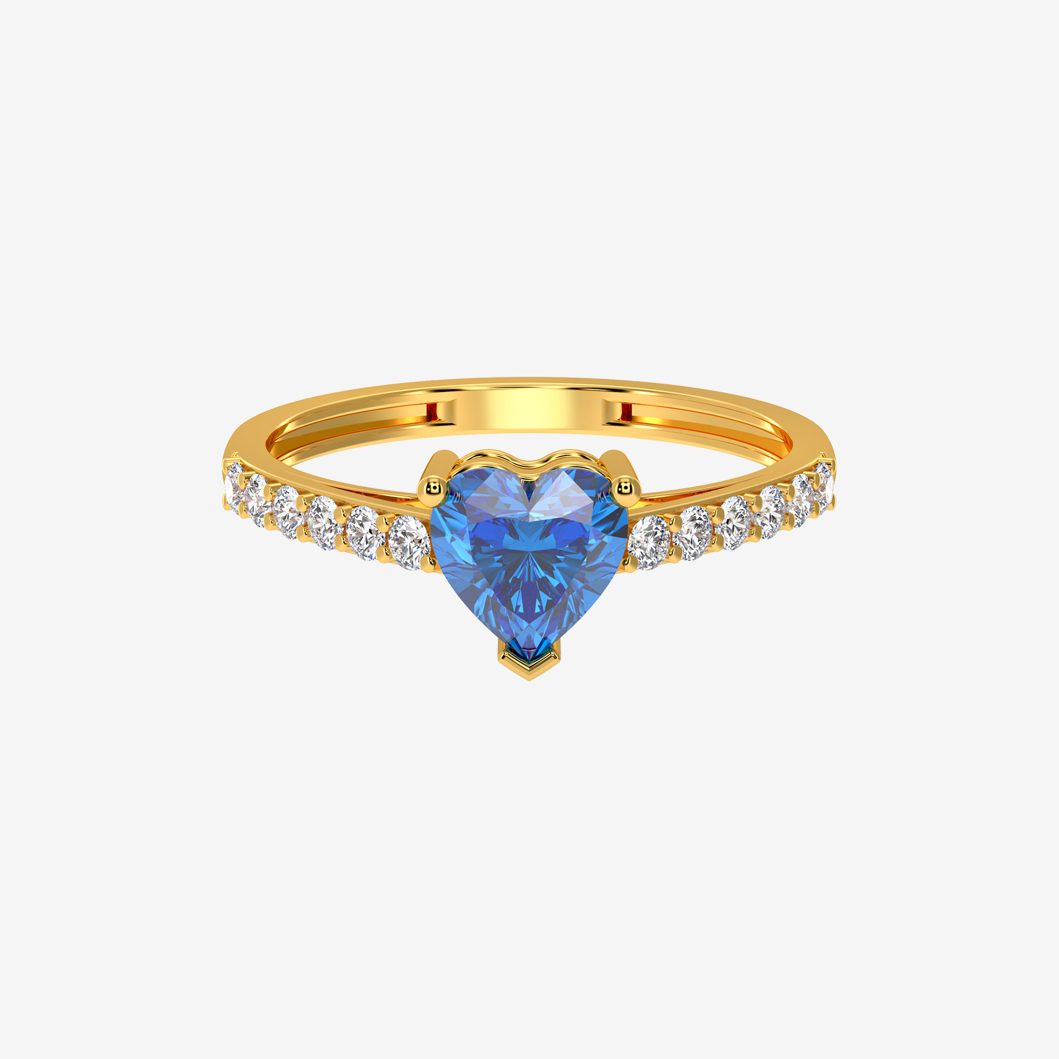 Sky Heart Promise Ring