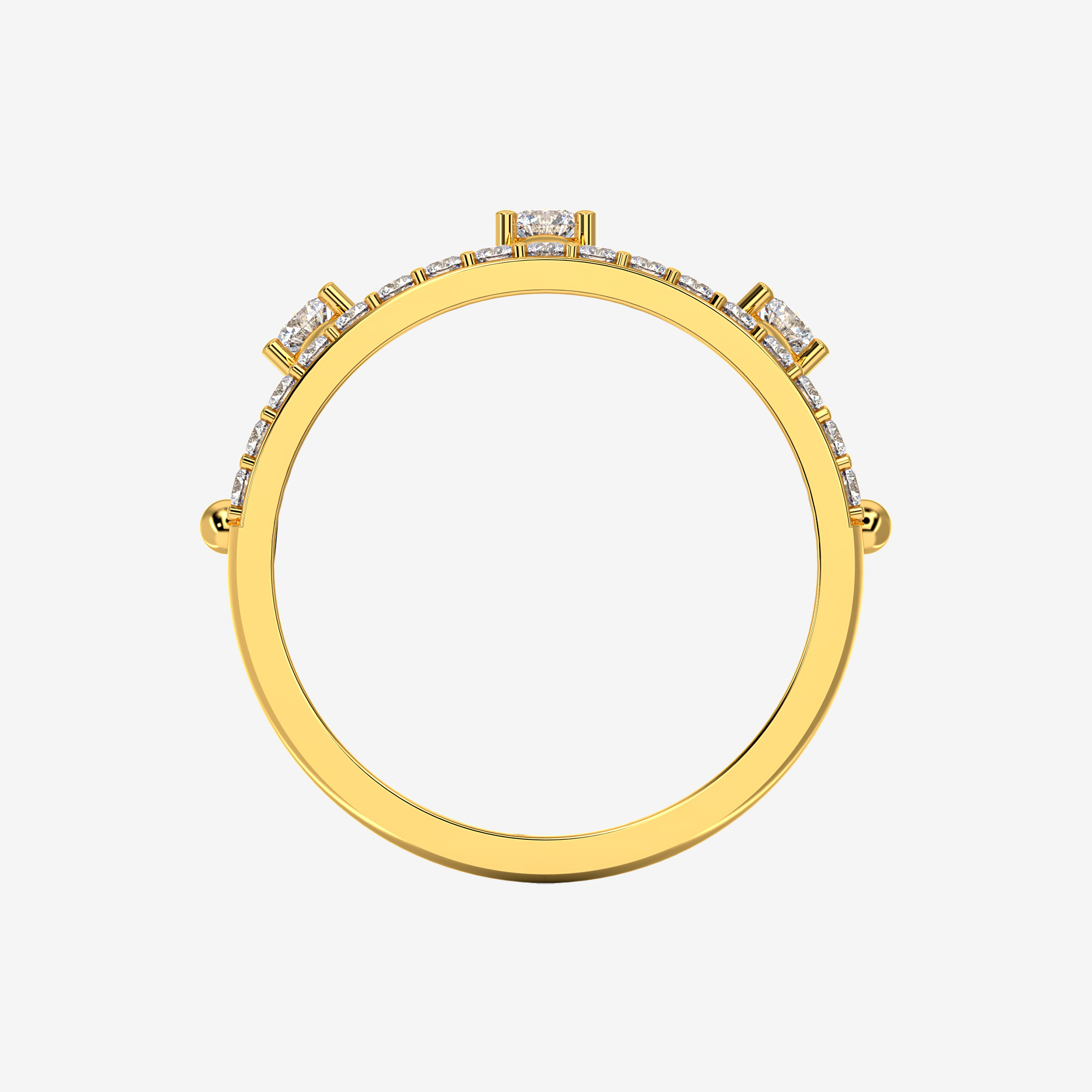 Golden Empress Pointed Ring - Image 3
