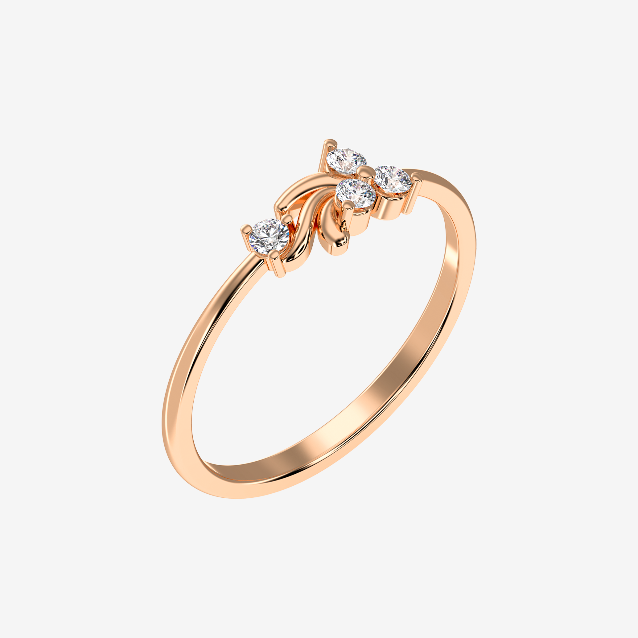 Flora Gilded Wrap Ring - Image 2