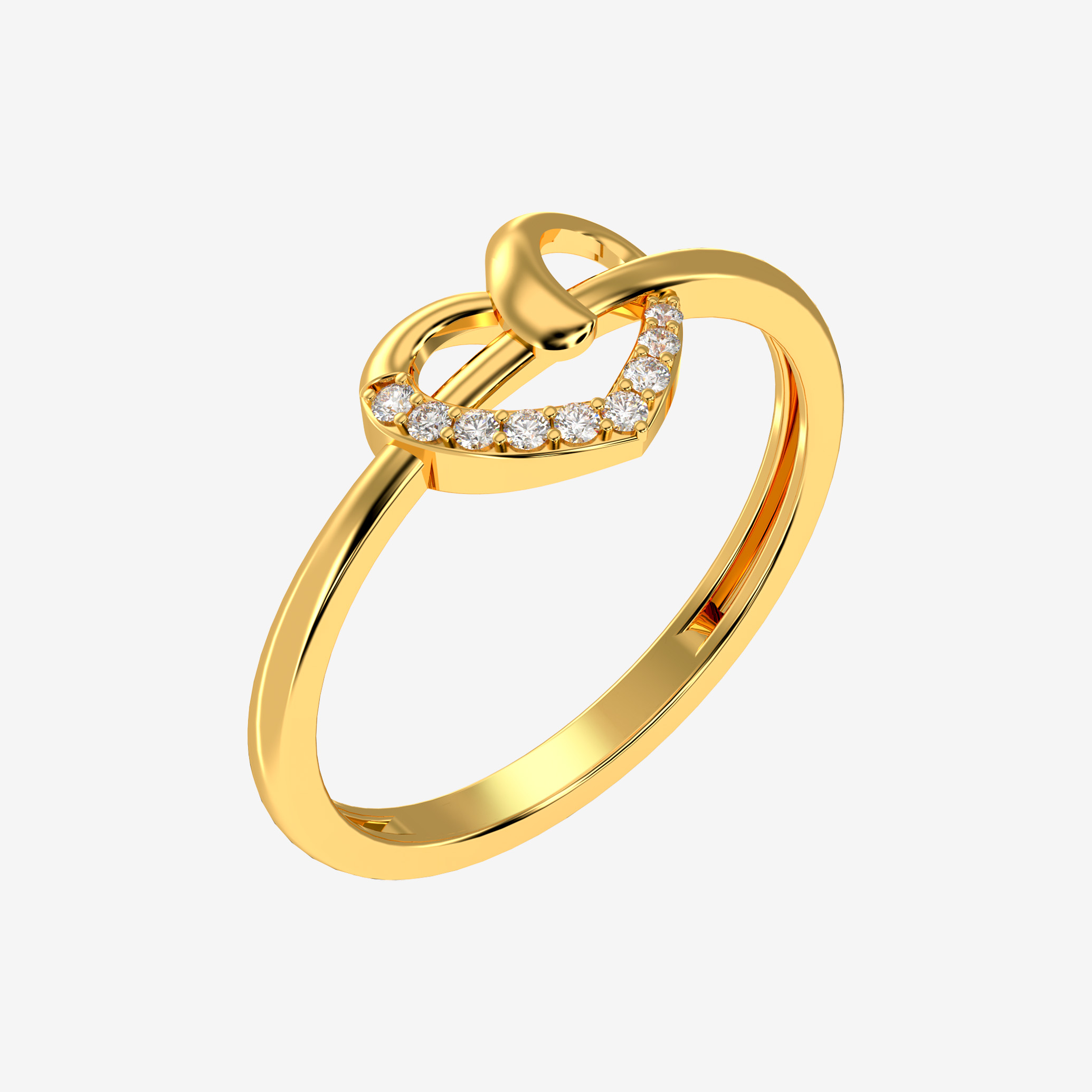 The Gilded Heart Knot Ring - Image 3