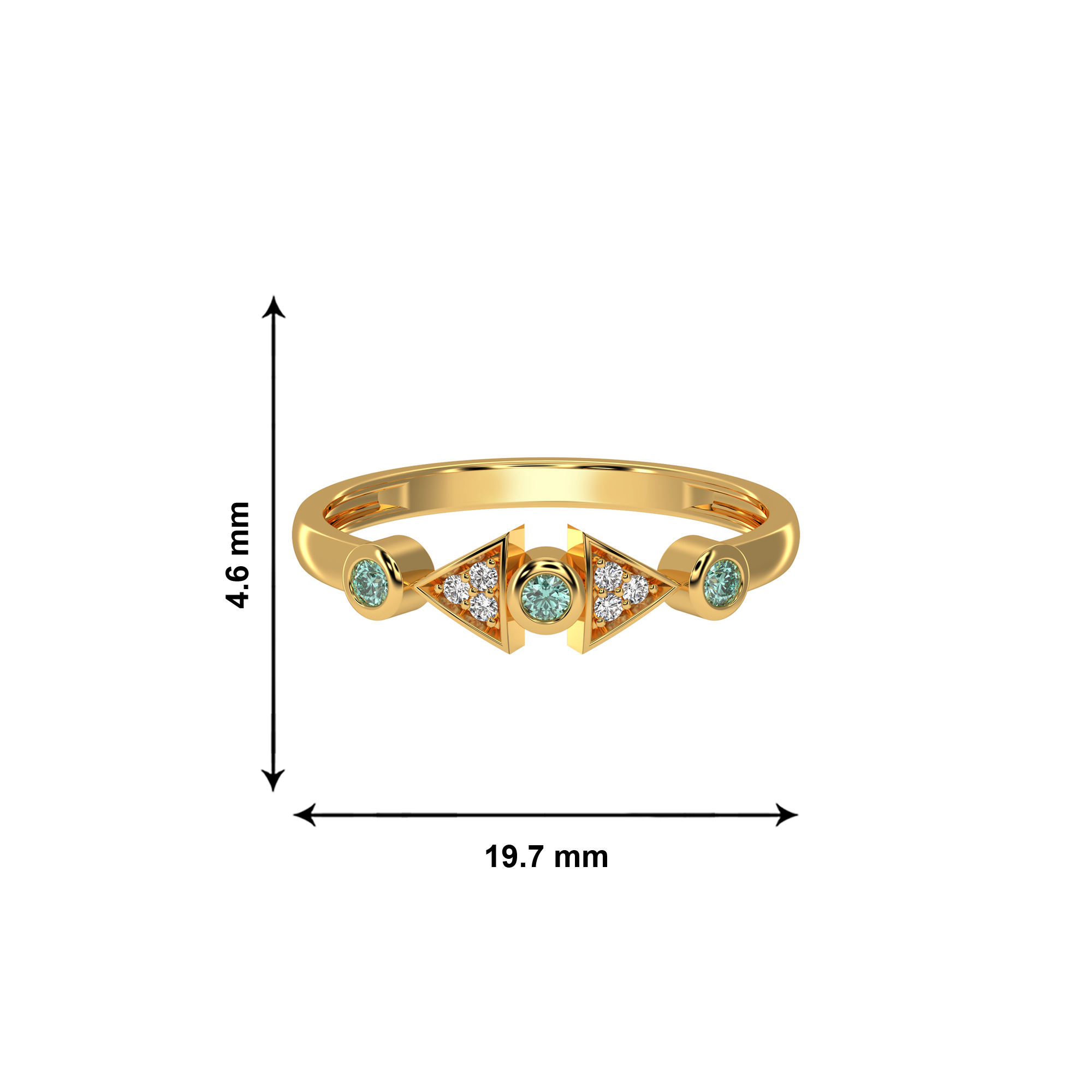 Ethereal Heart Contour Ring - Image 4