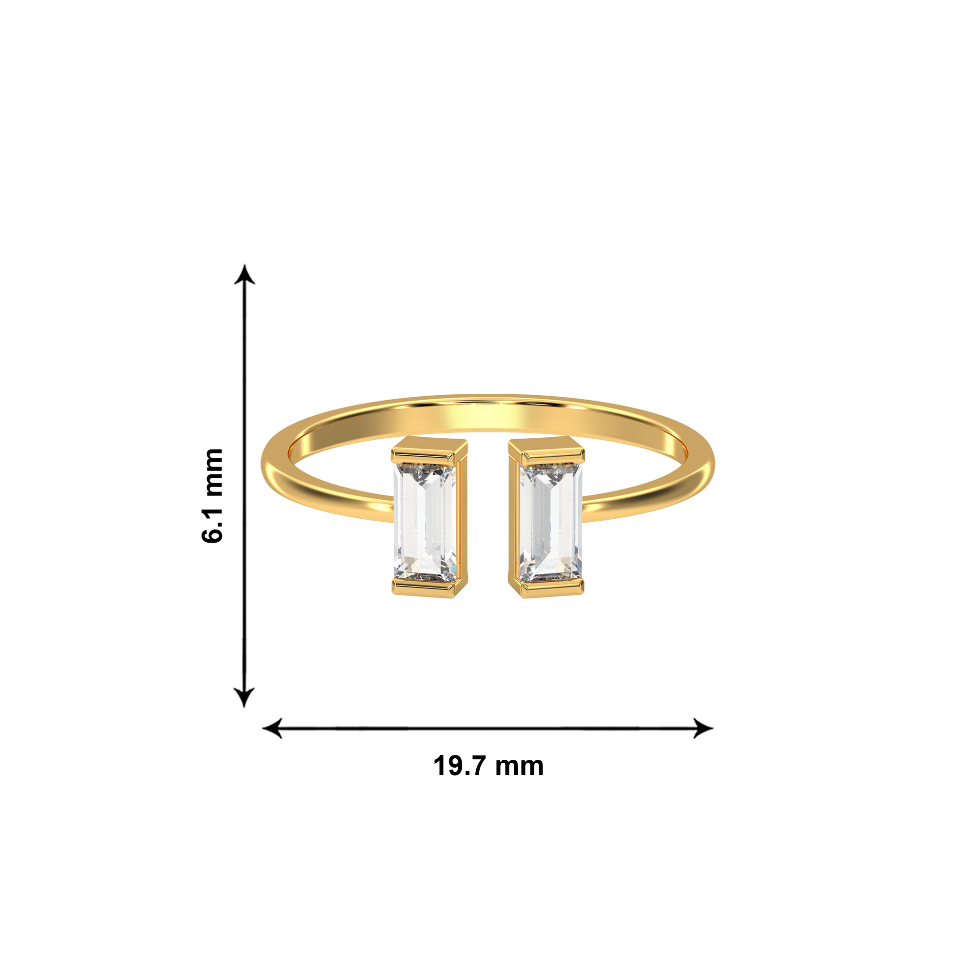 Eternal Weave Gold Ring - Image 4