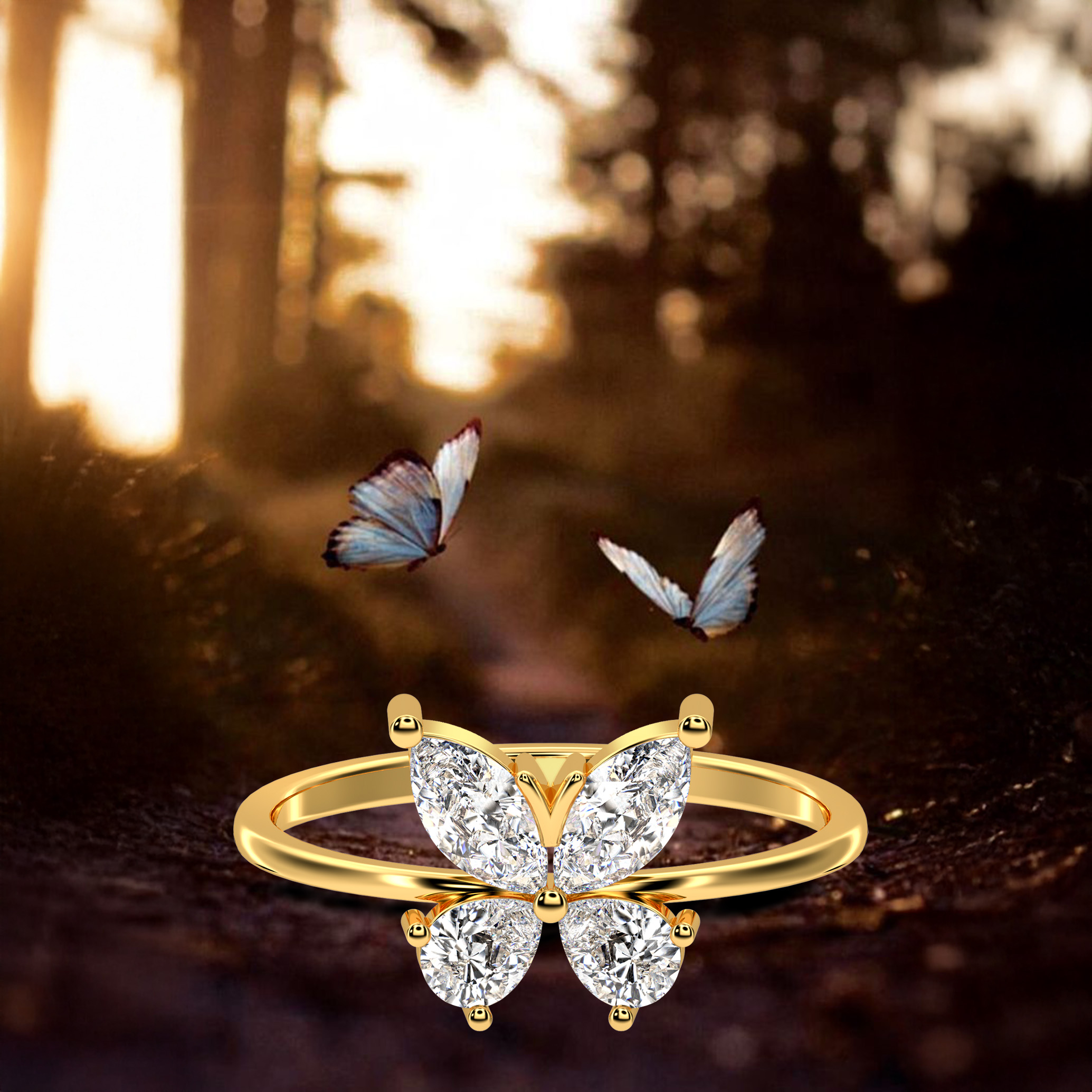 Butterfly ring