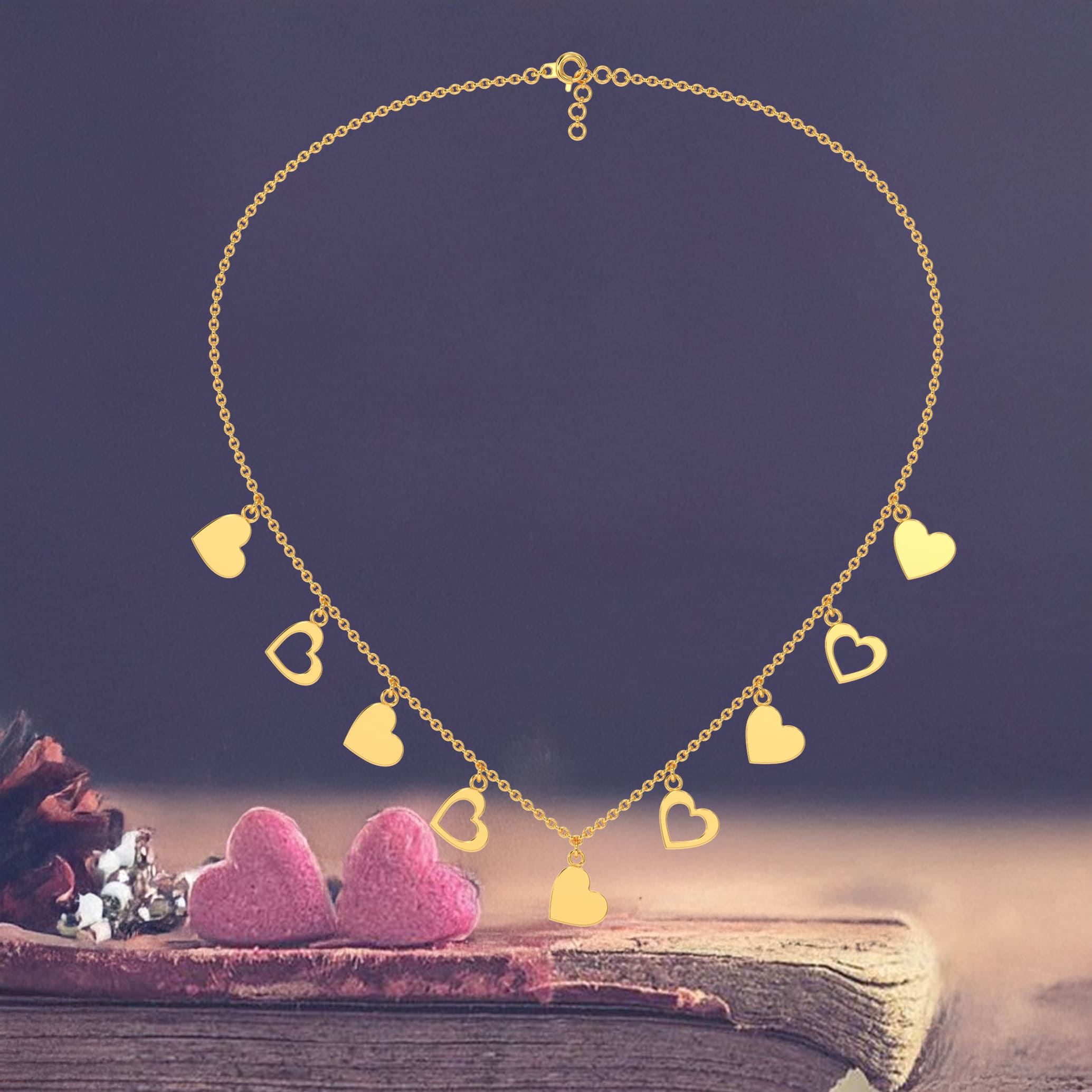Golden heart Chain