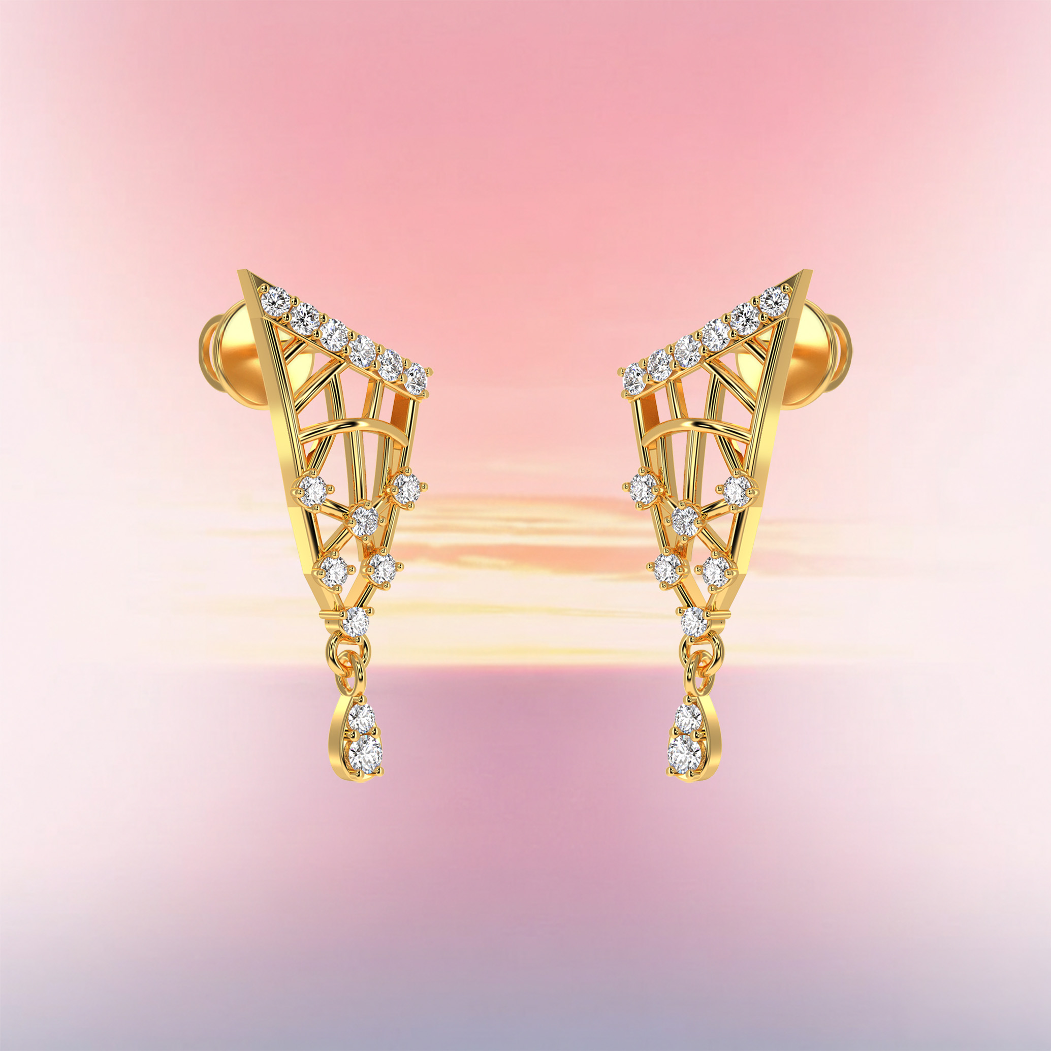 Aura prism stud