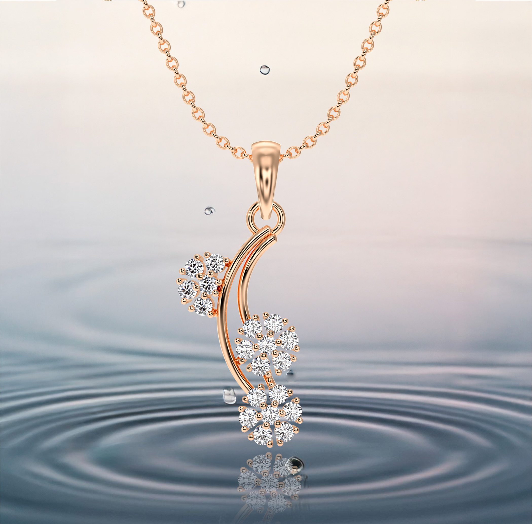 Blossom drop pendant