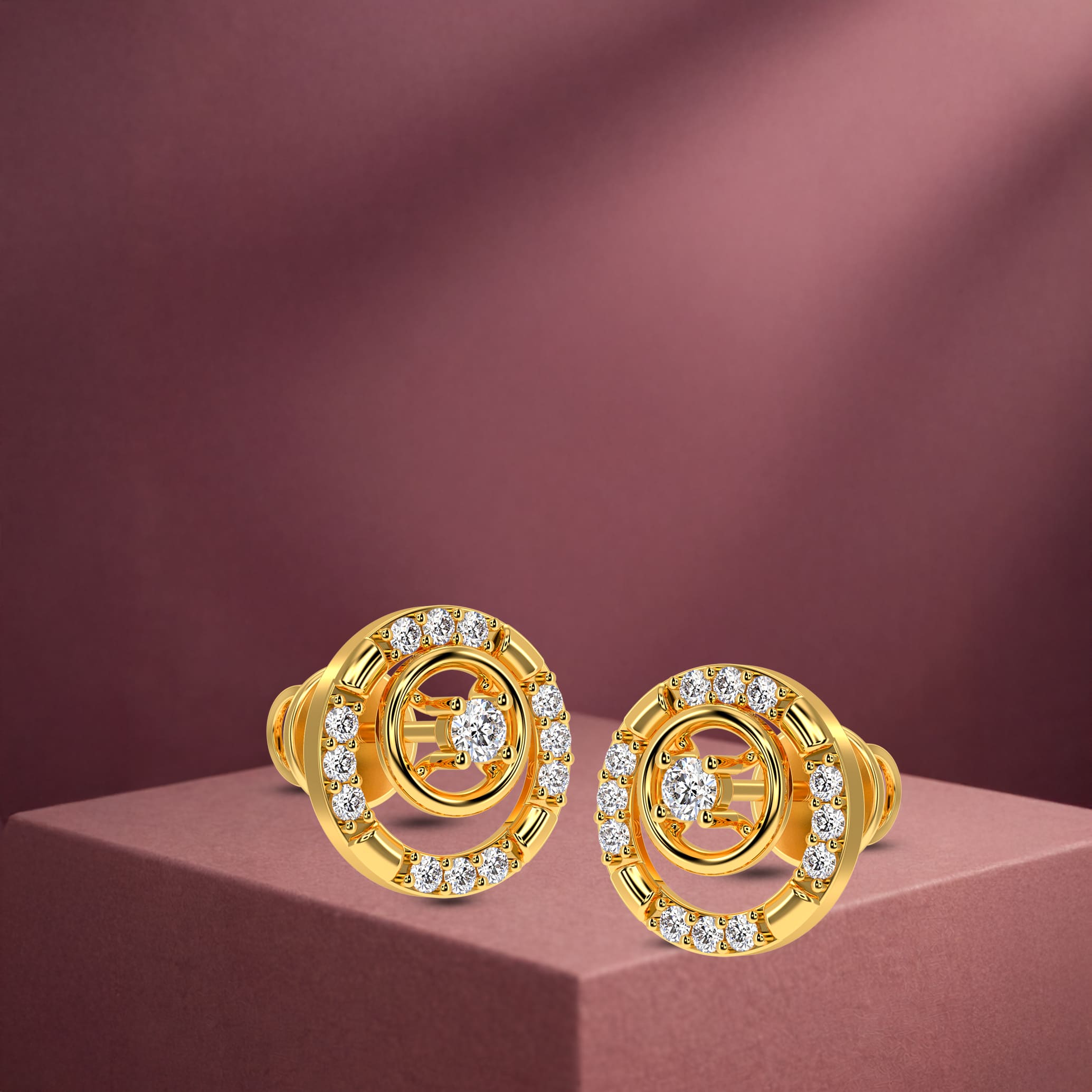 Concentric Radiance Earrings