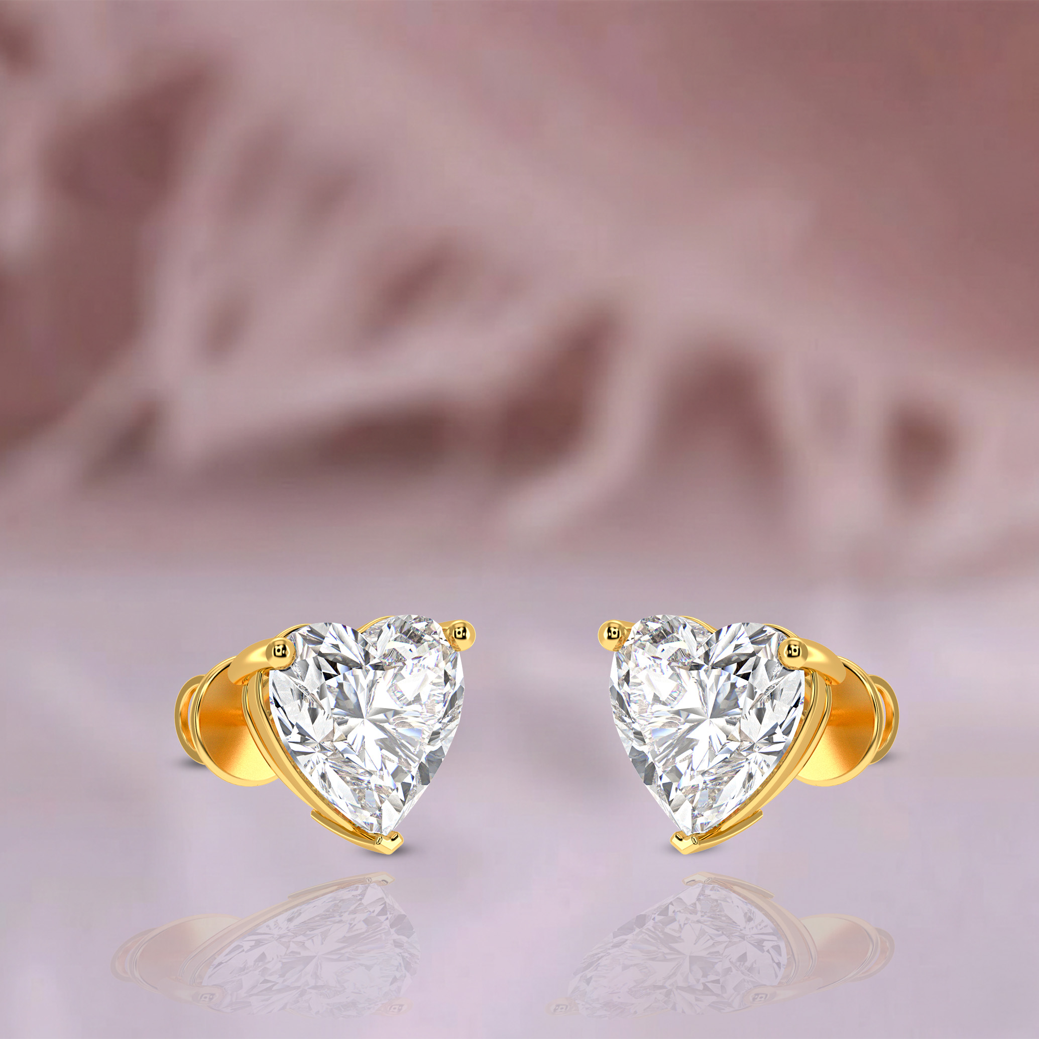 Golden Heart Solitaires