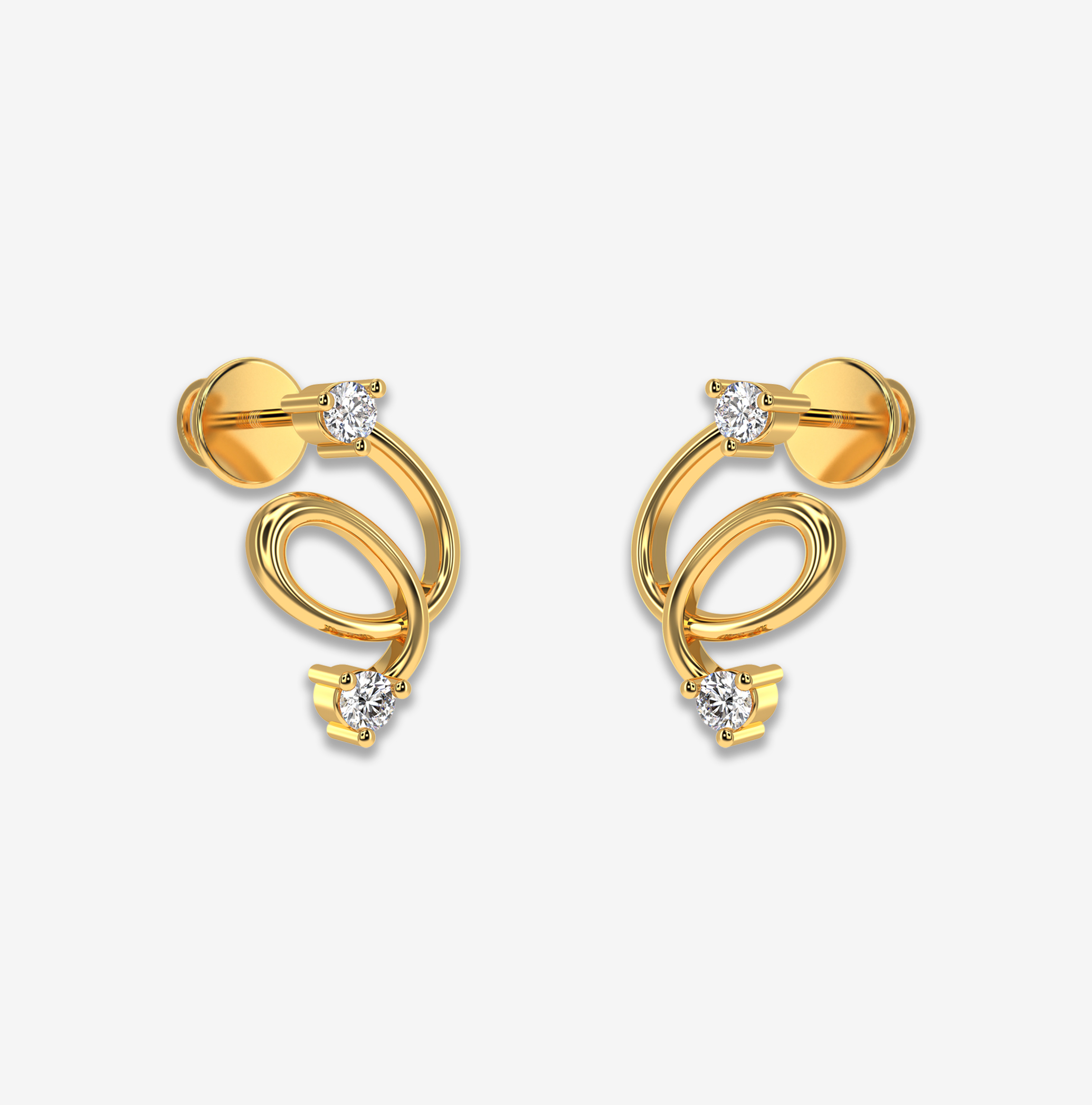 Golden Helix Studs