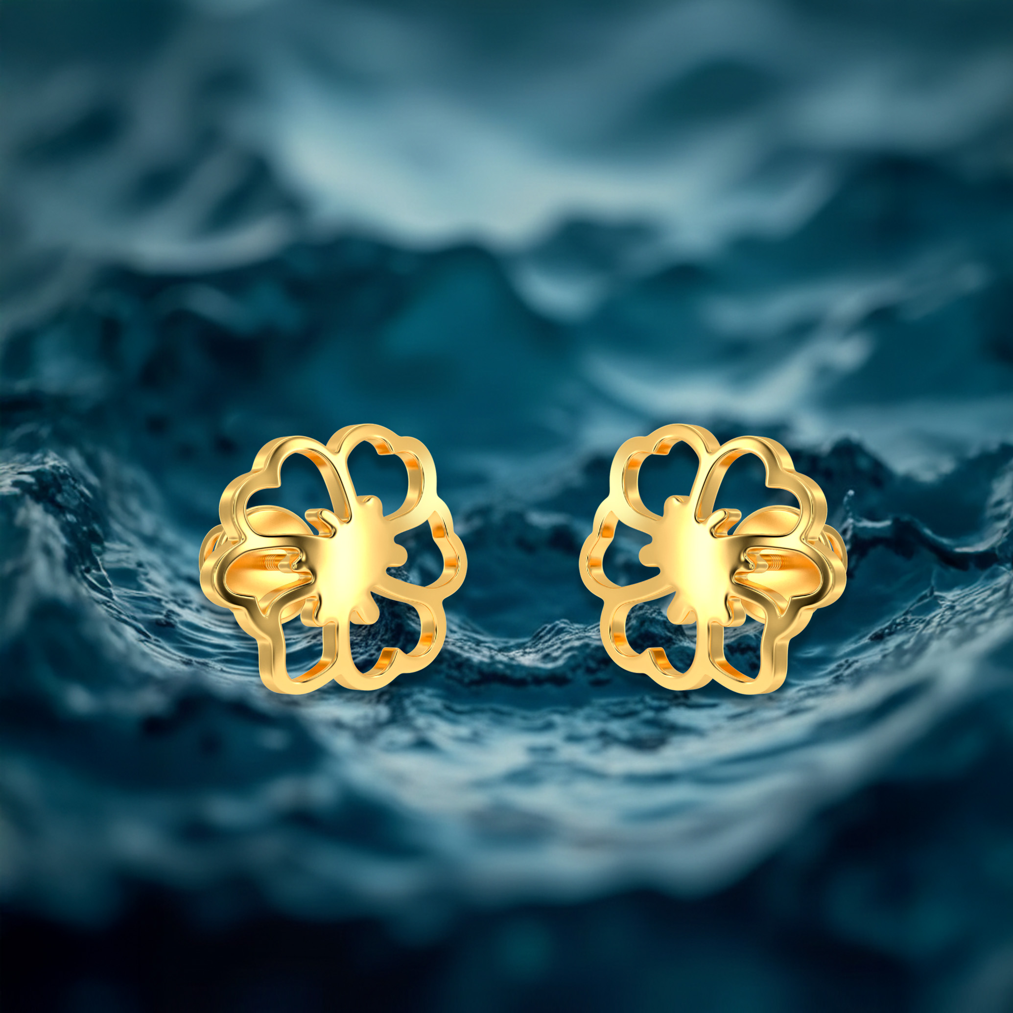 Aura bloom stud