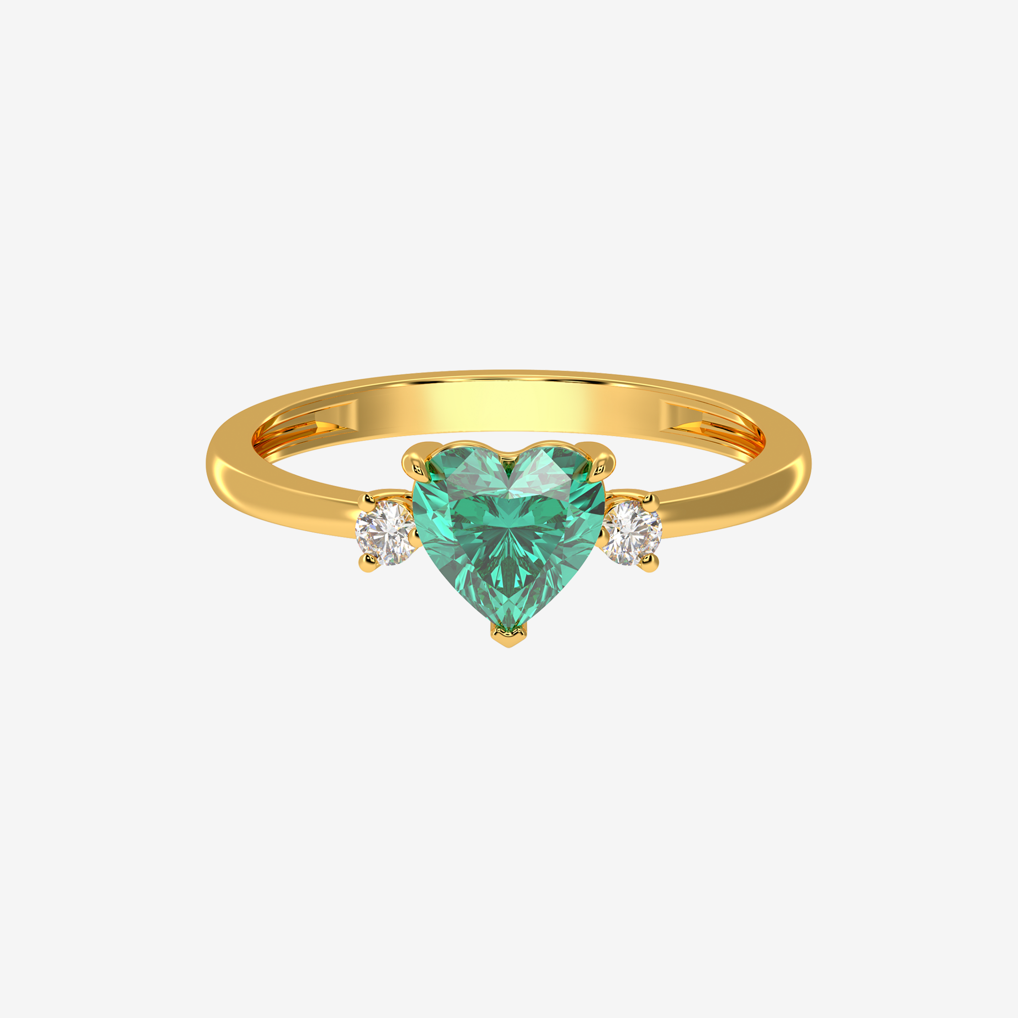 Ivy heart ring