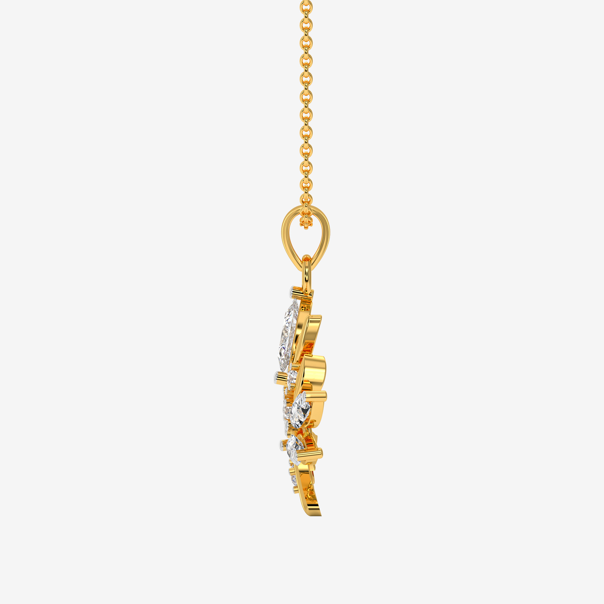 Sparkling Foliage Pendant - Image 3