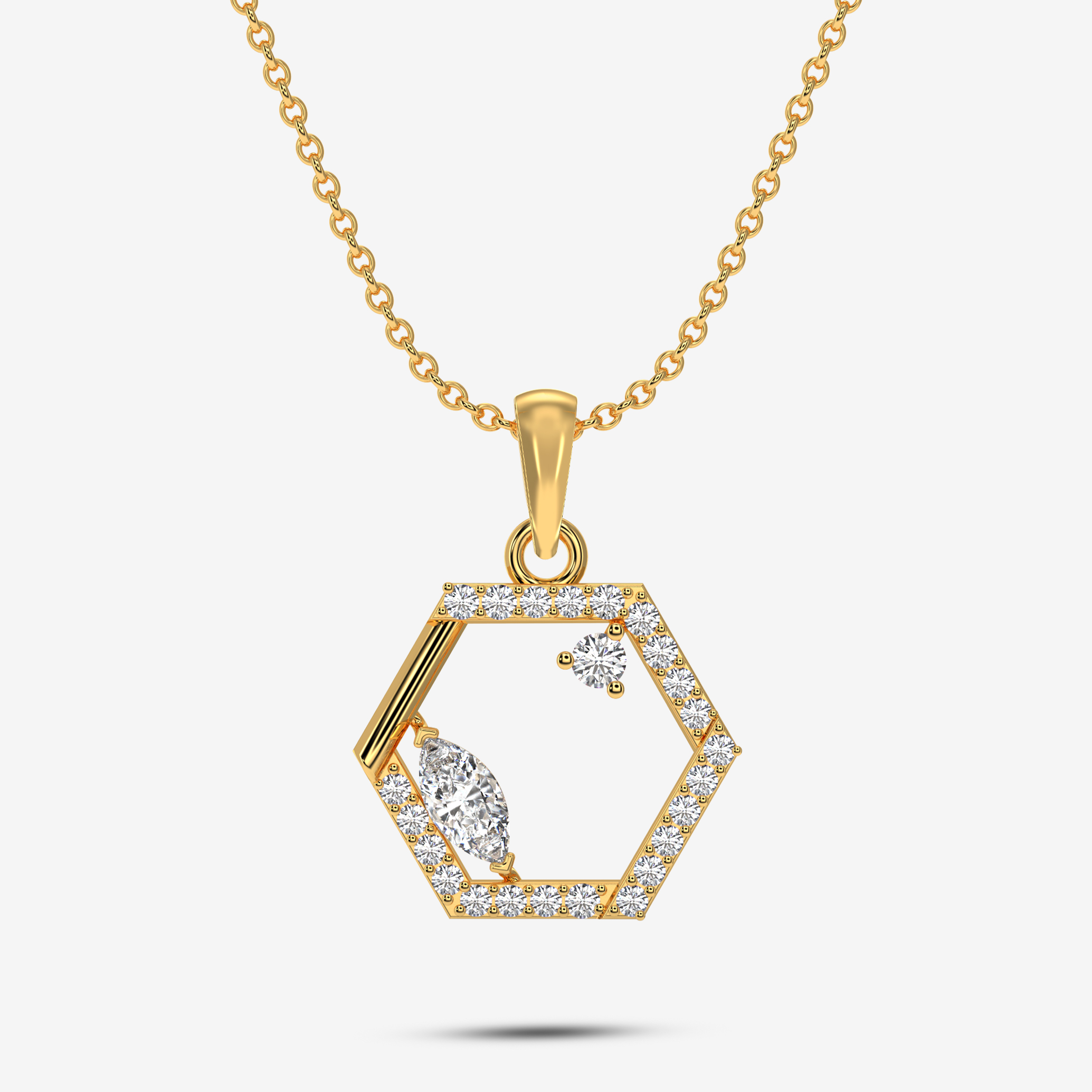 Modern Geometric Pendant