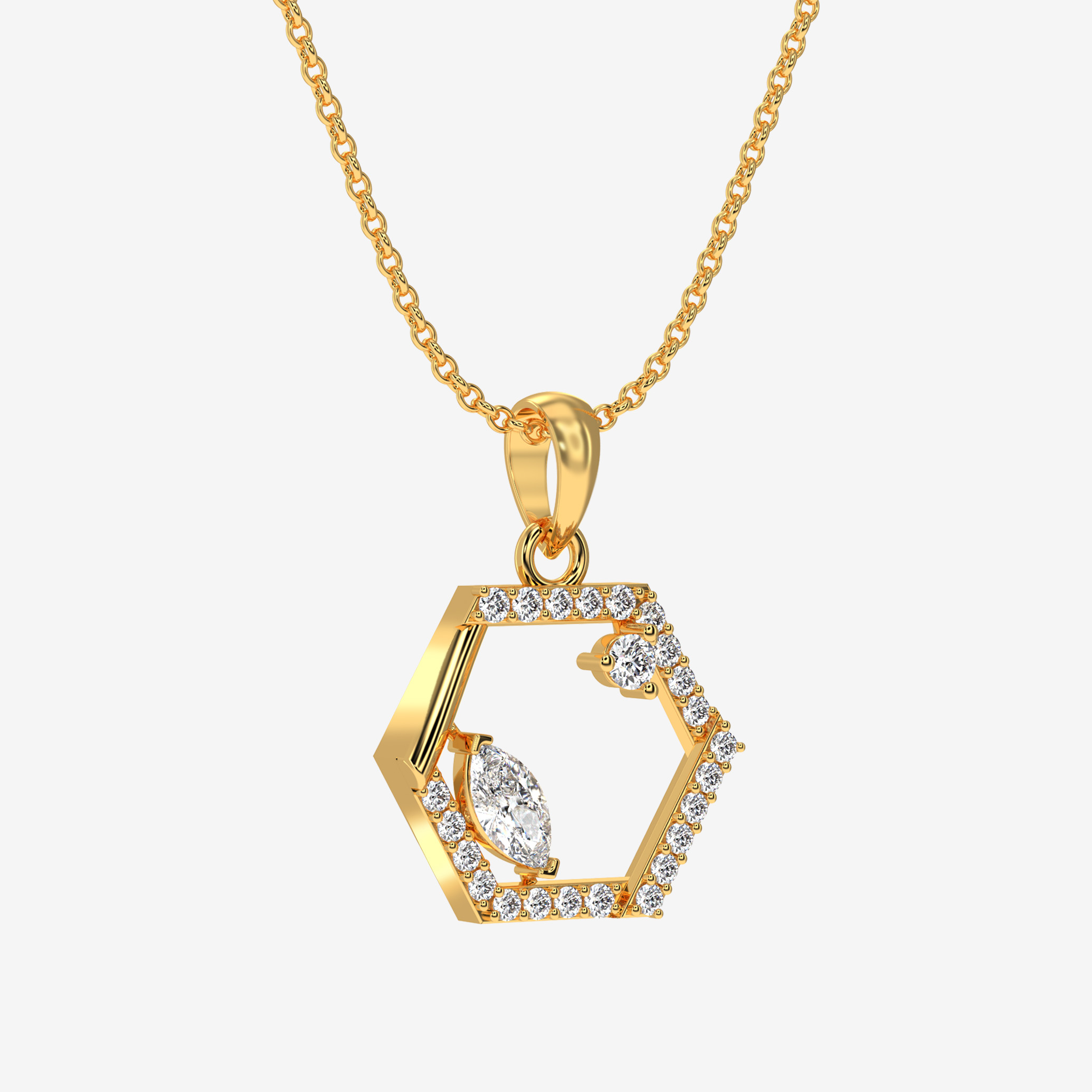 Modern Geometric Pendant - Image 2