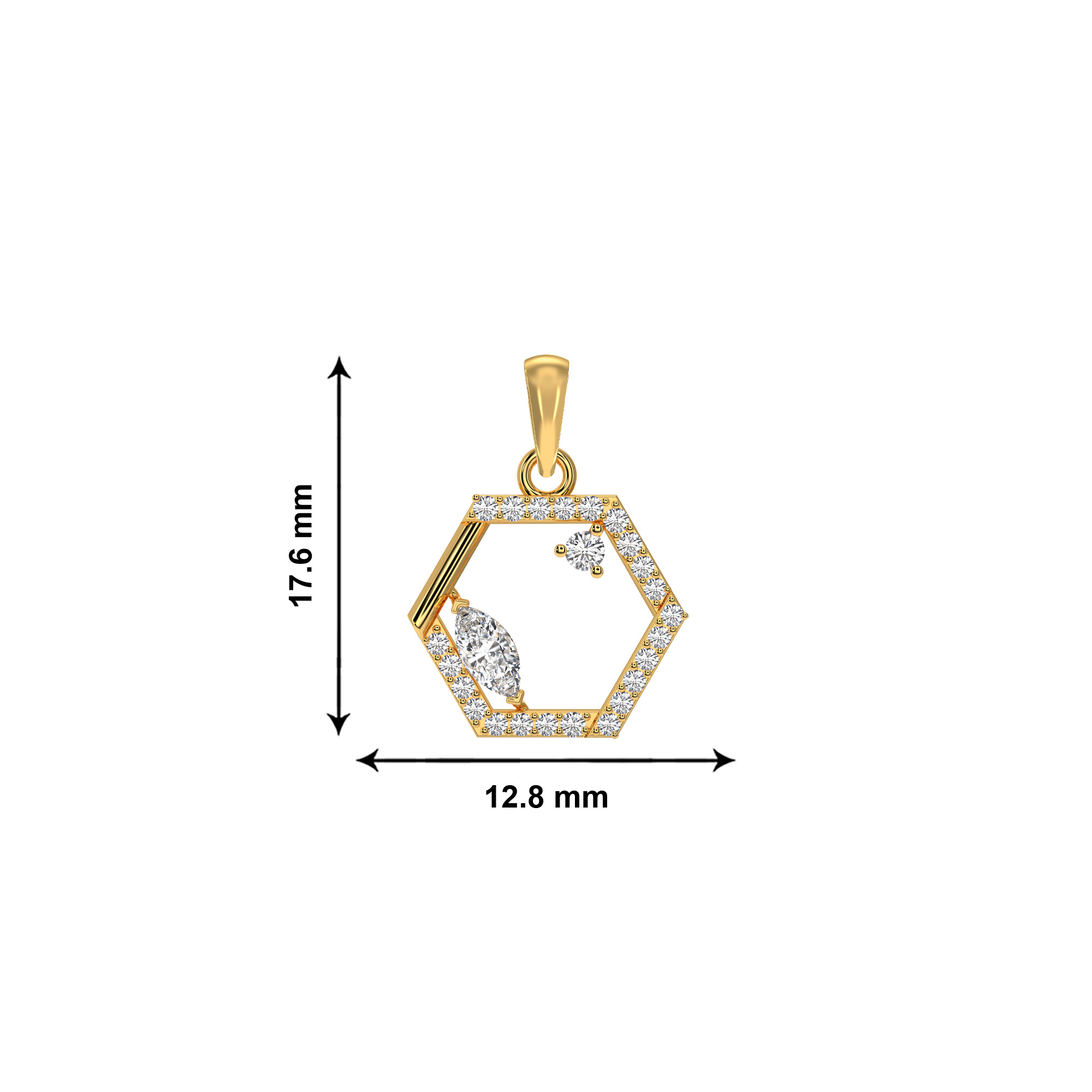 Modern Geometric Pendant - Image 4