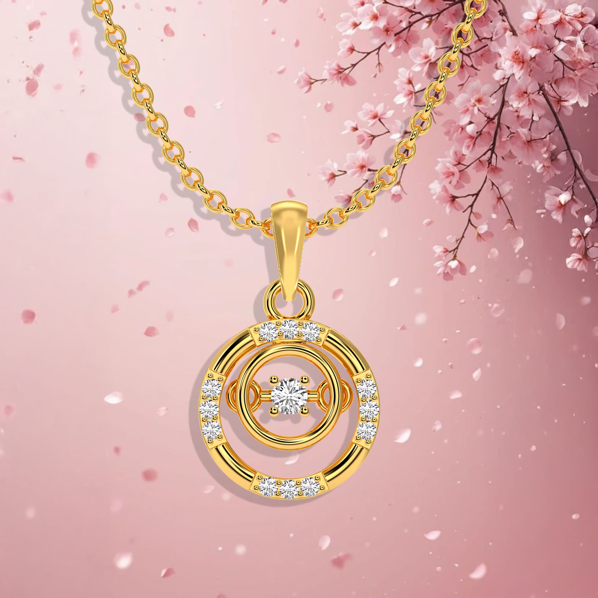 Kinetic Circle Pendant