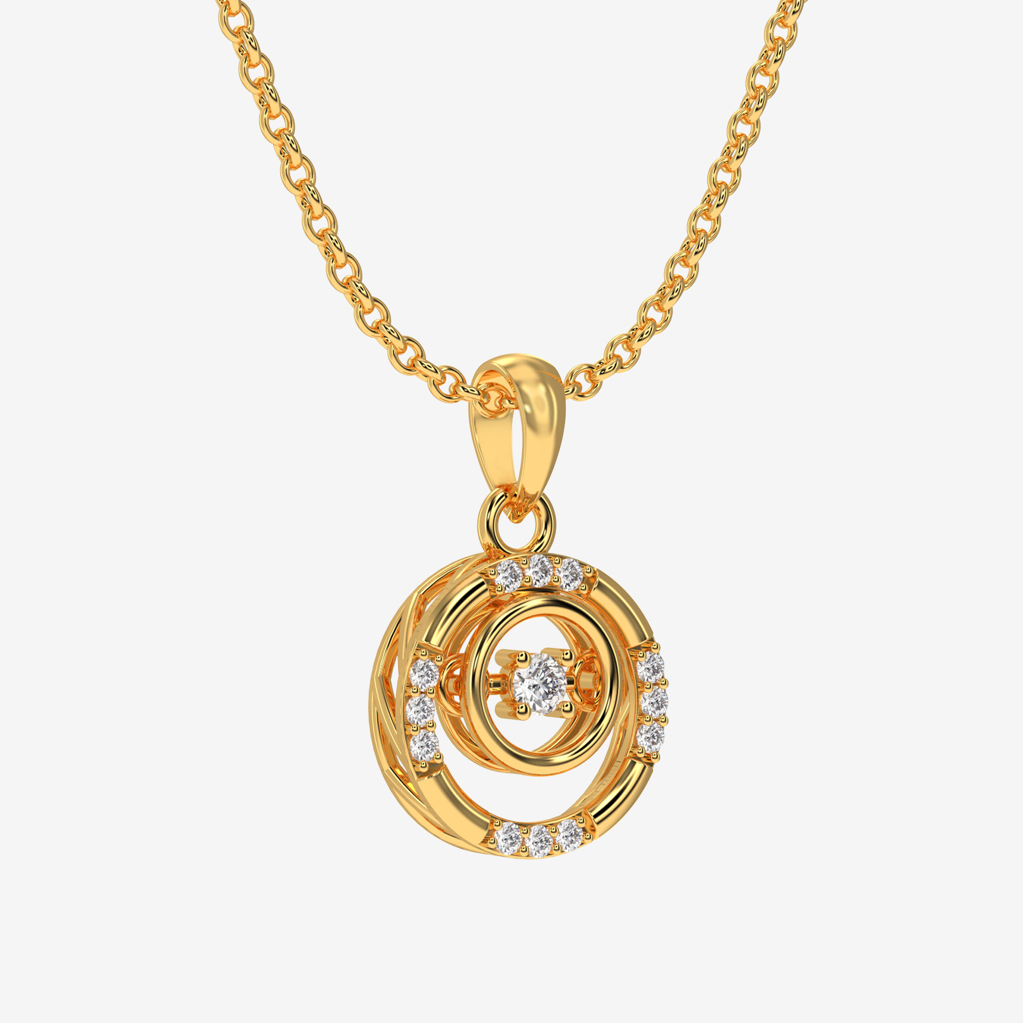 Kinetic Circle Pendant - Image 2