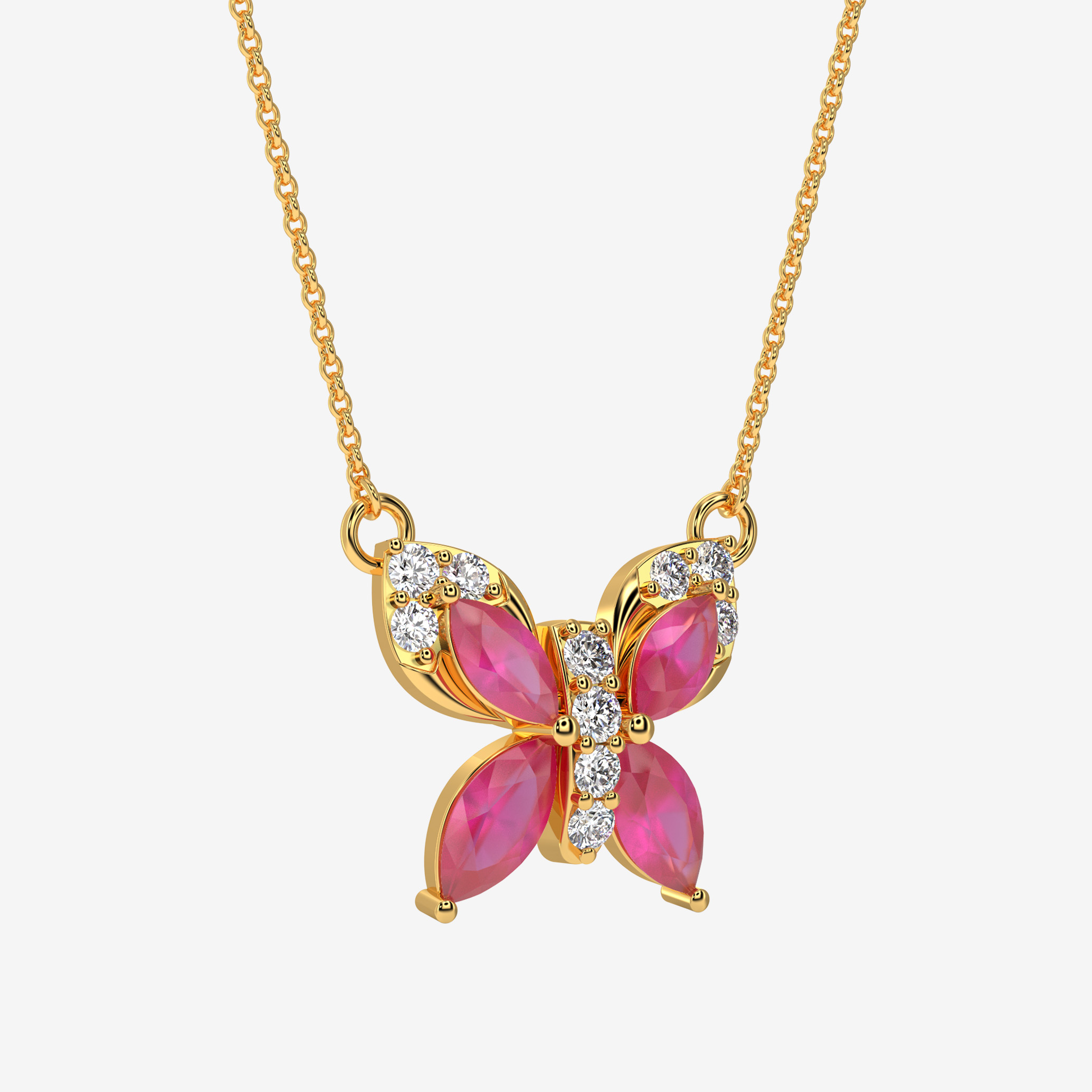 Gilded Butterfly Pendant - Image 2