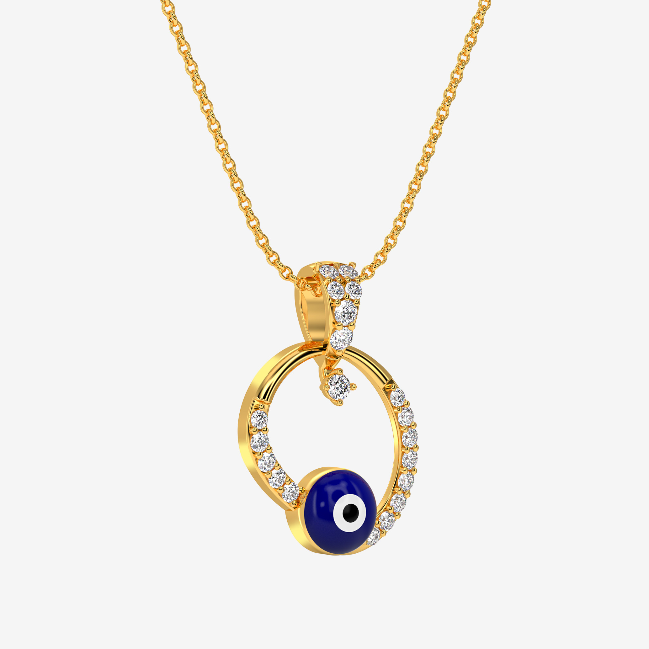 Evil eye open pendant - Image 3
