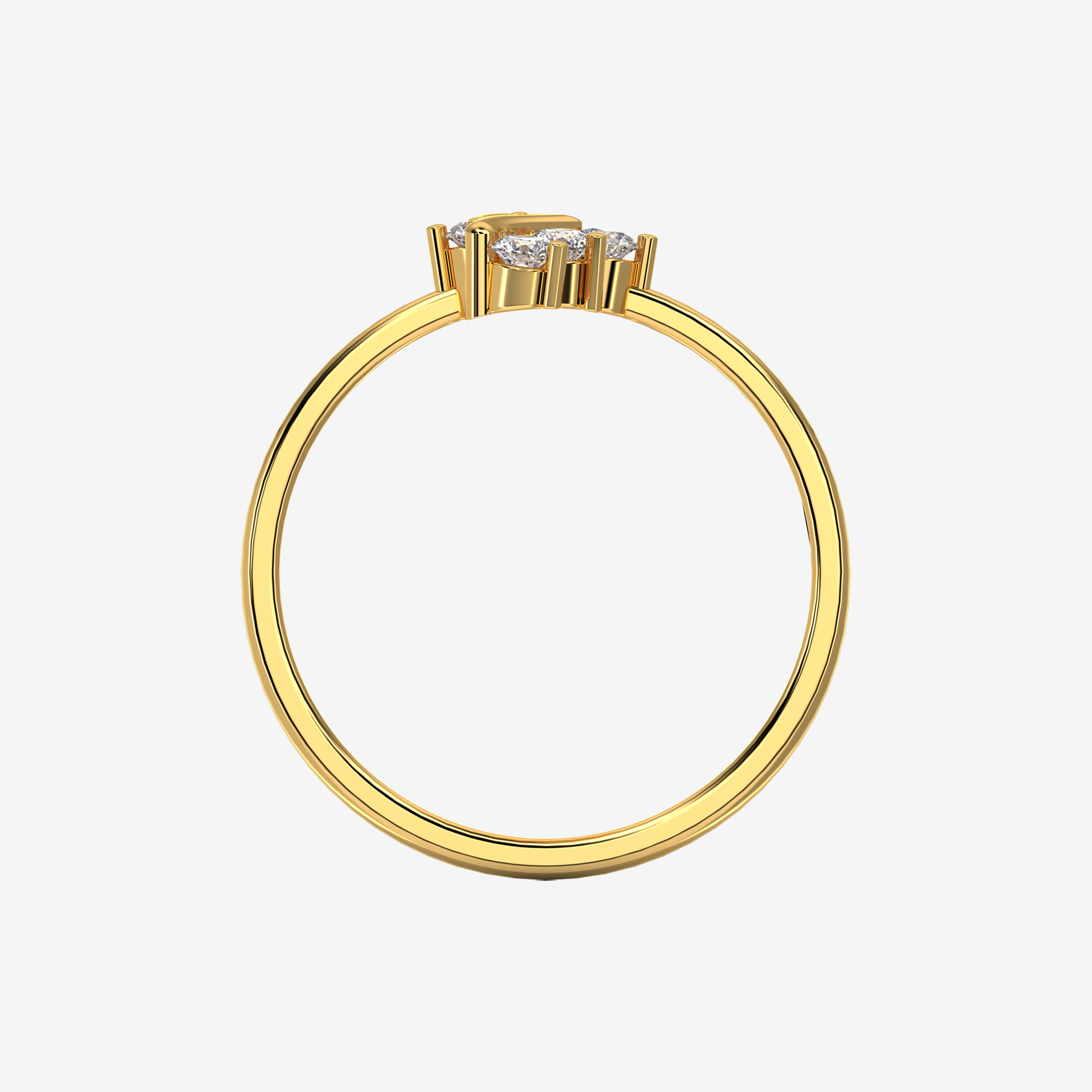 Sparkle V ring - Image 3